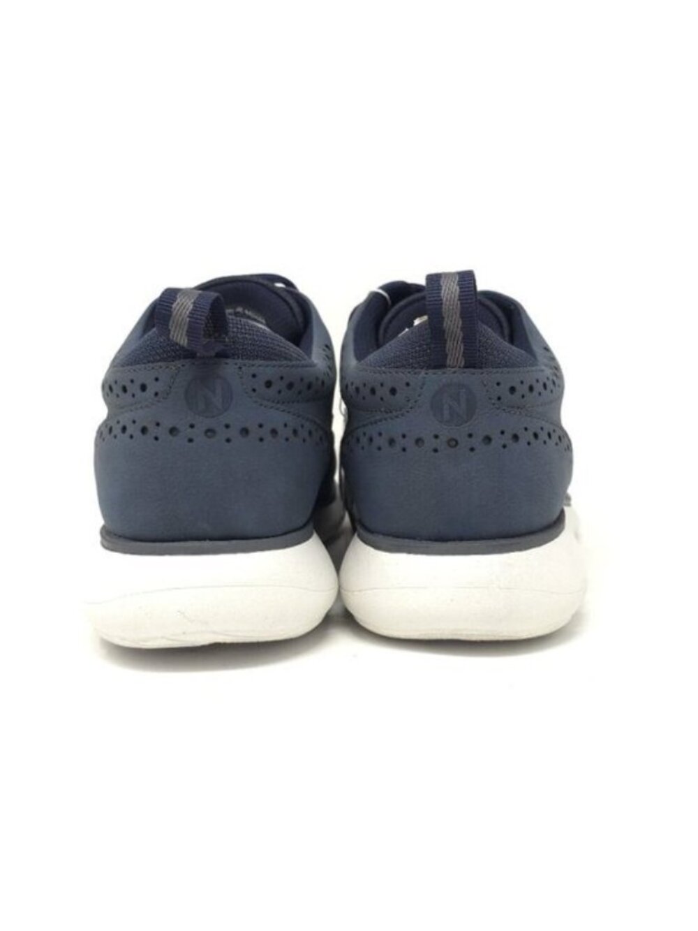 New Nunn Bush Stance Knit Wingtip Oxford Navy Multi Walking Shoes Men’s 10.5M - Picture 5 of 7